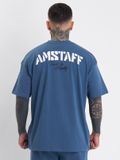 Amstaff Tričko Logo Modré